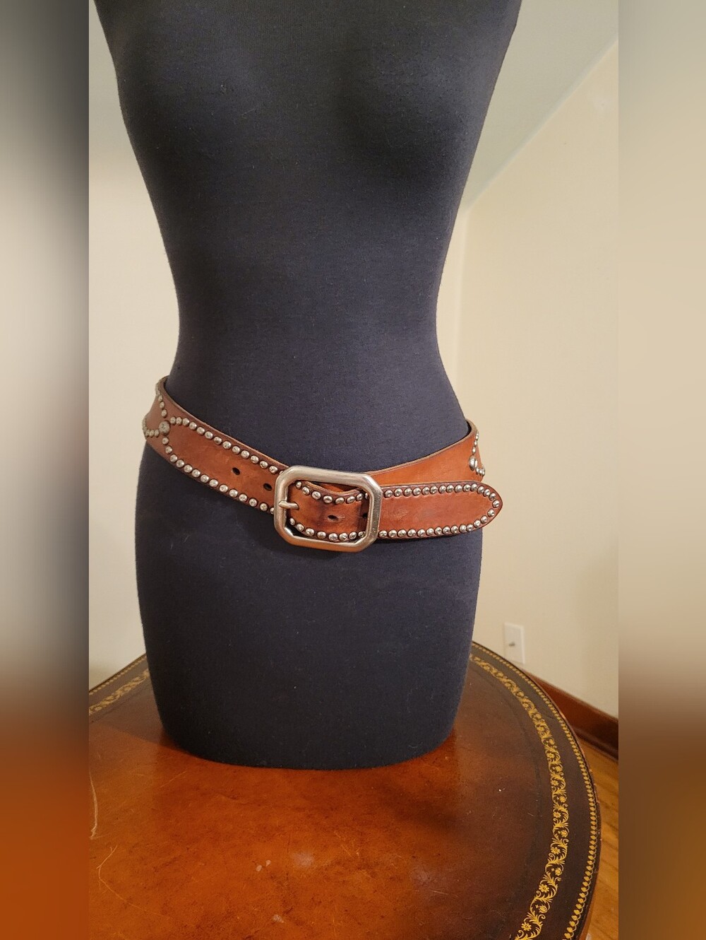 Lucky Brand Italian Leather With Silver Buckle Size S